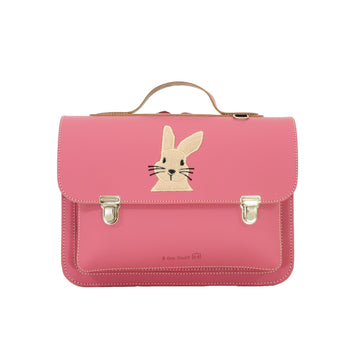 Lederen kleutertas - Rabbit Antique pink
